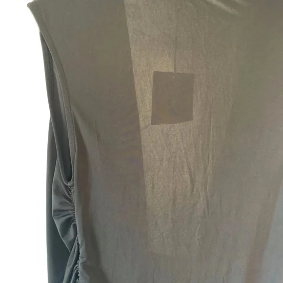 ZARA Collection Black Sleeveless Built-In Tie Vest Bodysuit NWT Size Small - Picture 6 of 6